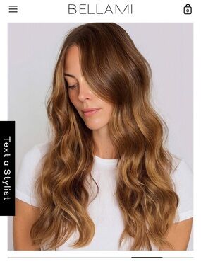 Bellami Clip Hair Extensions - Never Used !!Chesnut Brown